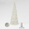10.5" H Acrylic LED Color Changing Lighted Christmas Tabletop Tree Décor (Battery Operated, Not Included)